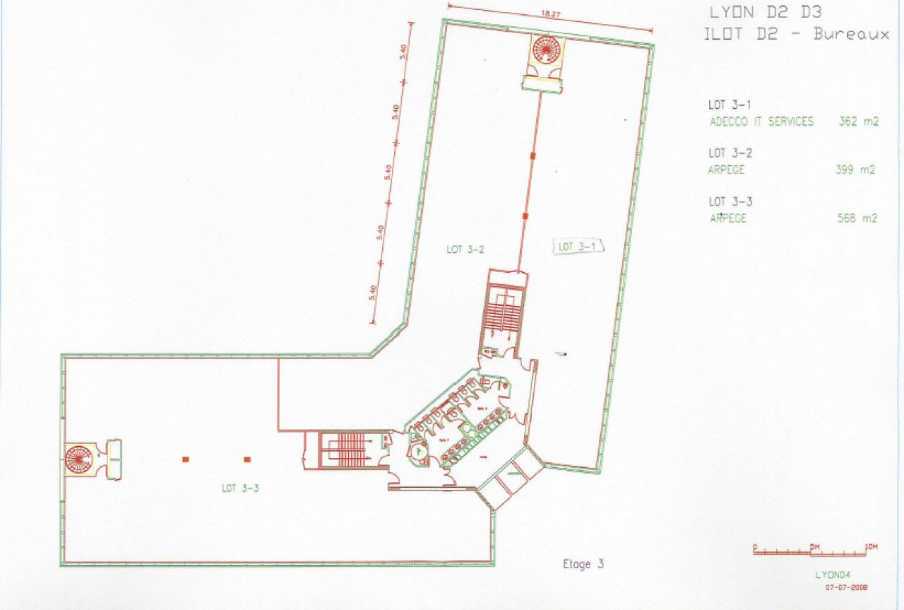 Bureau Lyon 4434m² Location bureau Lyon Rhône OLBUR2108838 45